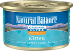 Natural Balance Original Ultra Whole Body Health Chicken, Salmon & Duck Kitten